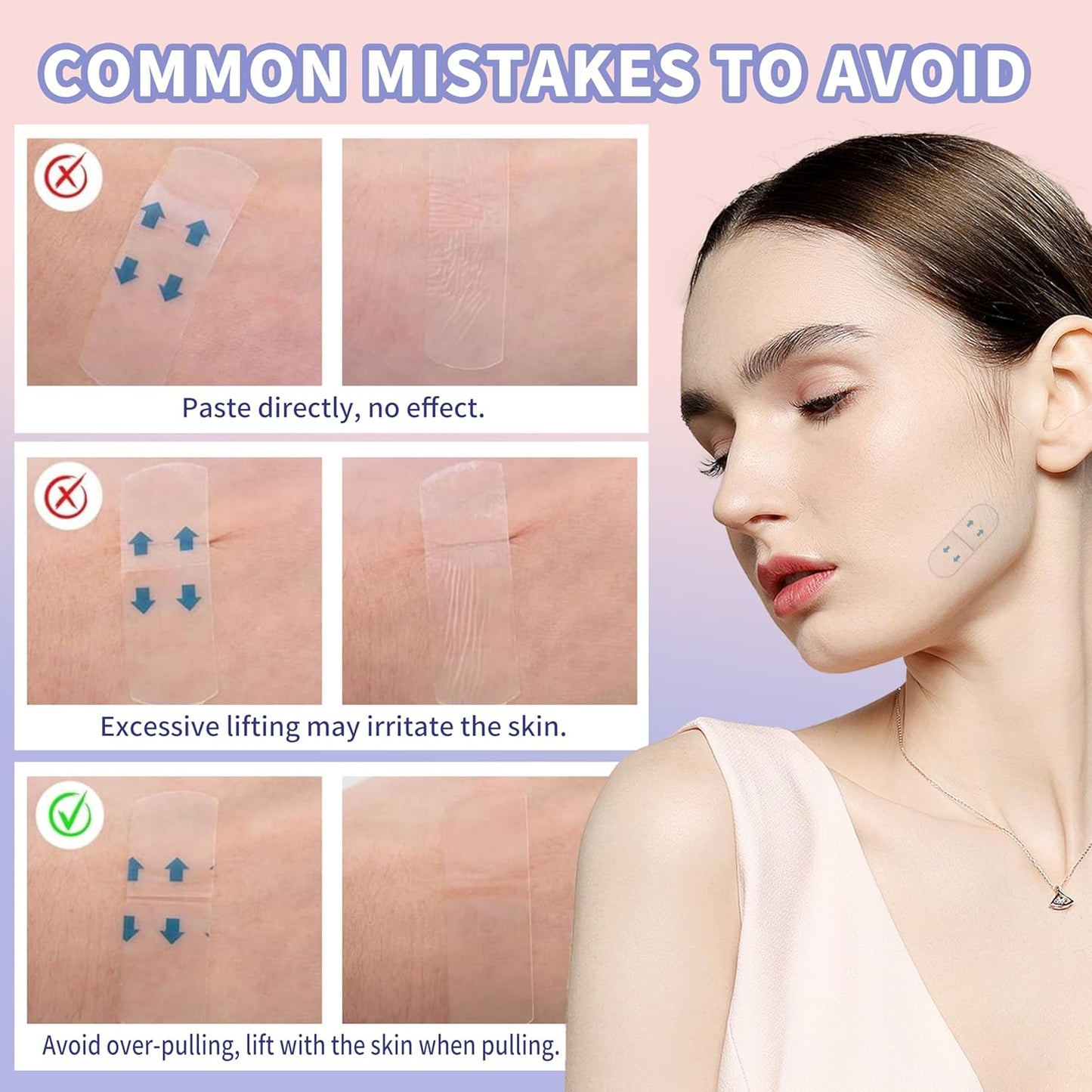 Invisible Face Lift Tape (80Pcs)